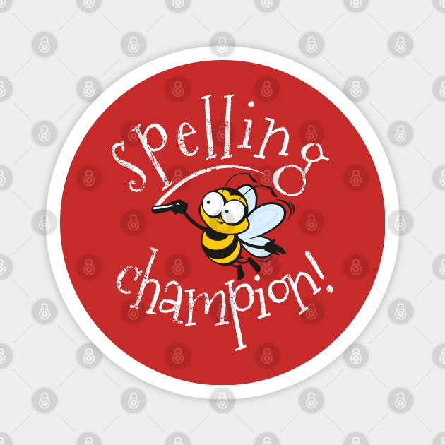 Spelling Bee Champion Magnet by Jamie Lee Art